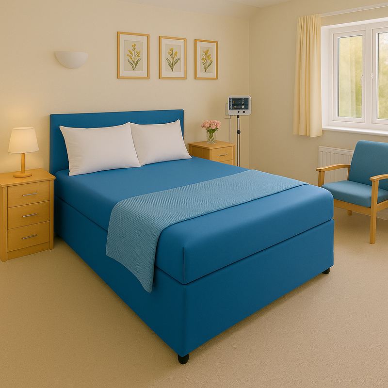 4ft 6in Double Hospital Grade Waterproof Bed Set  - main image