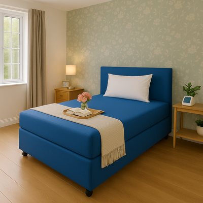 4ft Small Double Hospital Grade Waterproof Bed Set 